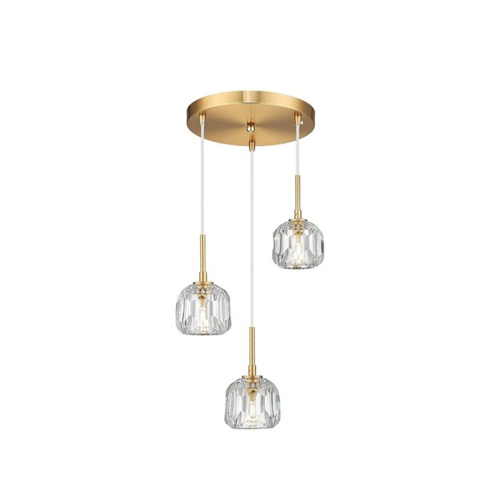 Howard Chandelier Six Long Arms – Gunmetal - Imagen 2