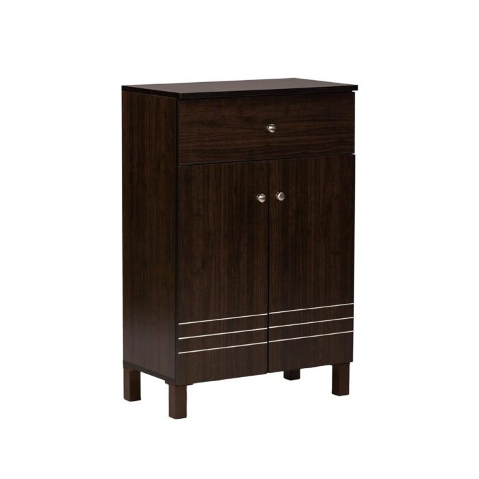 Spacewood 4 Door Wardrobe Natural Finish, Brown - Imagen 3